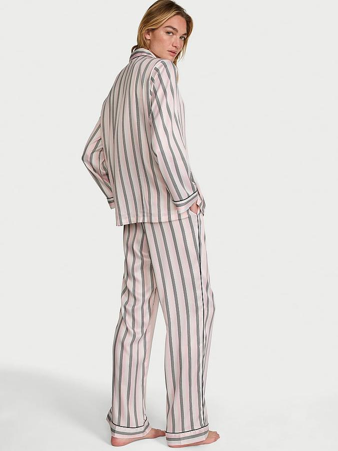Signature Satin Long Pajama Set