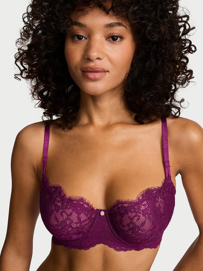 Wicked Unlined Lace Balconette Bra