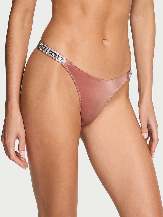 Shine Strap Thong Panty