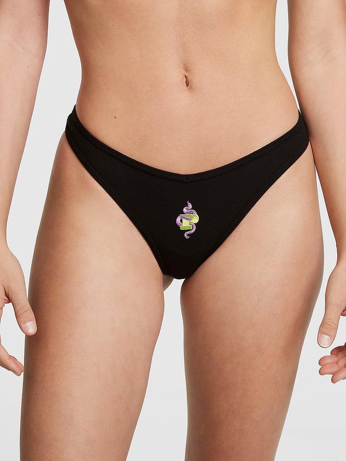 Cotton Thong Panty image number 0