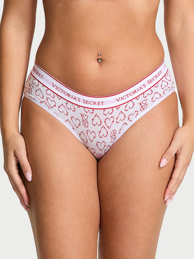 Logo Cotton Hiphugger Panty
