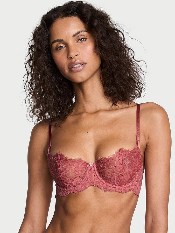 Wicked Unlined Lace Balconette Bra image number 0