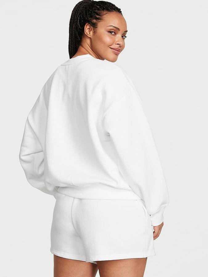 Cotton Fleece Oversized Crewneck image number 1