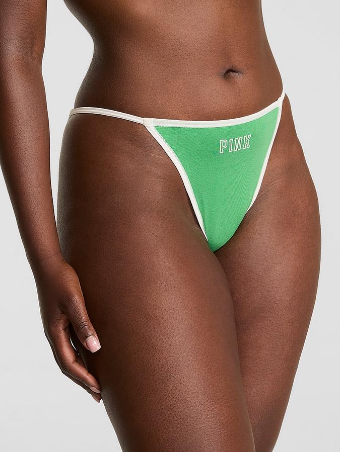 Cotton String Bikini Panty image number 0