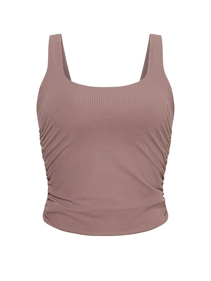 VSX Elevate&trade; Rib Ruched Tank Top image number 2