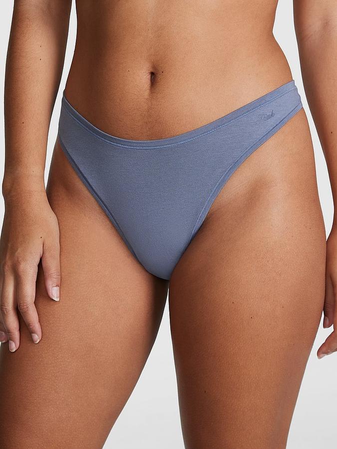 Cotton Thong Panty image number 0