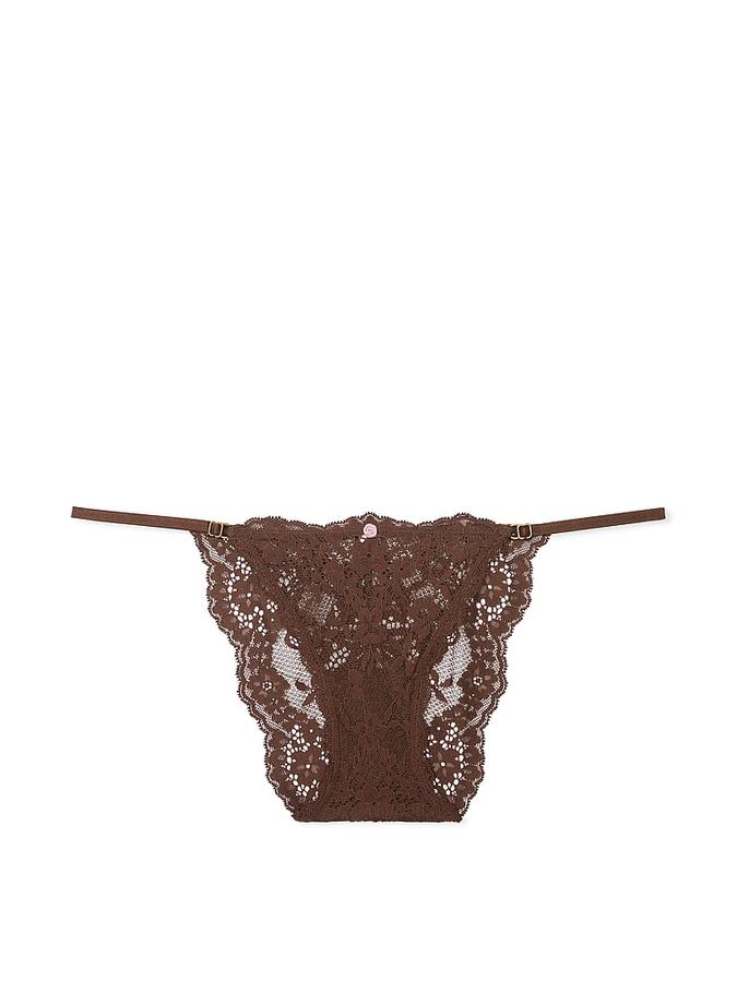 Lace Adjustable String Bikini Panty image number 2