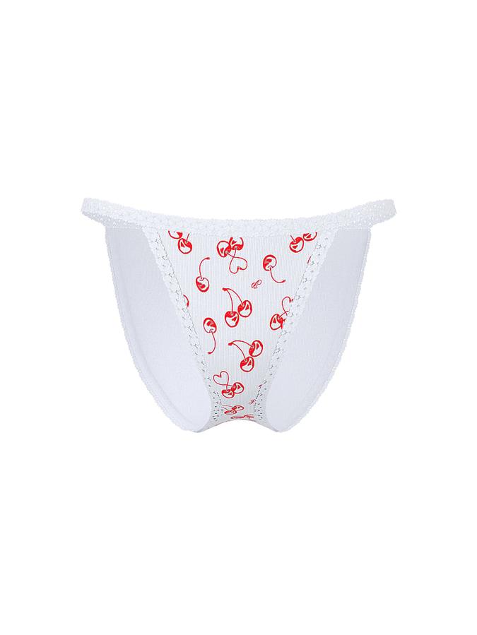 Wink Lace-Trim String Bikini Panty image number 2