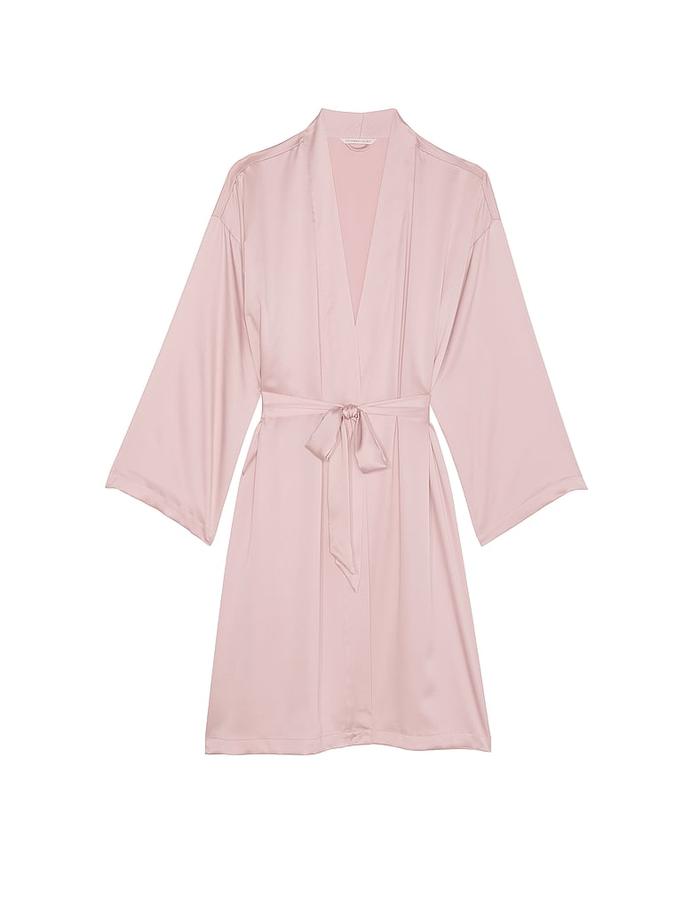 Satin Midi Robe image number 2