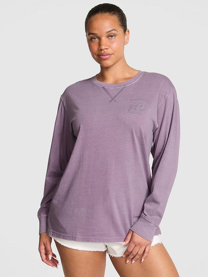 Campus Cotton Long-Sleeve Tee