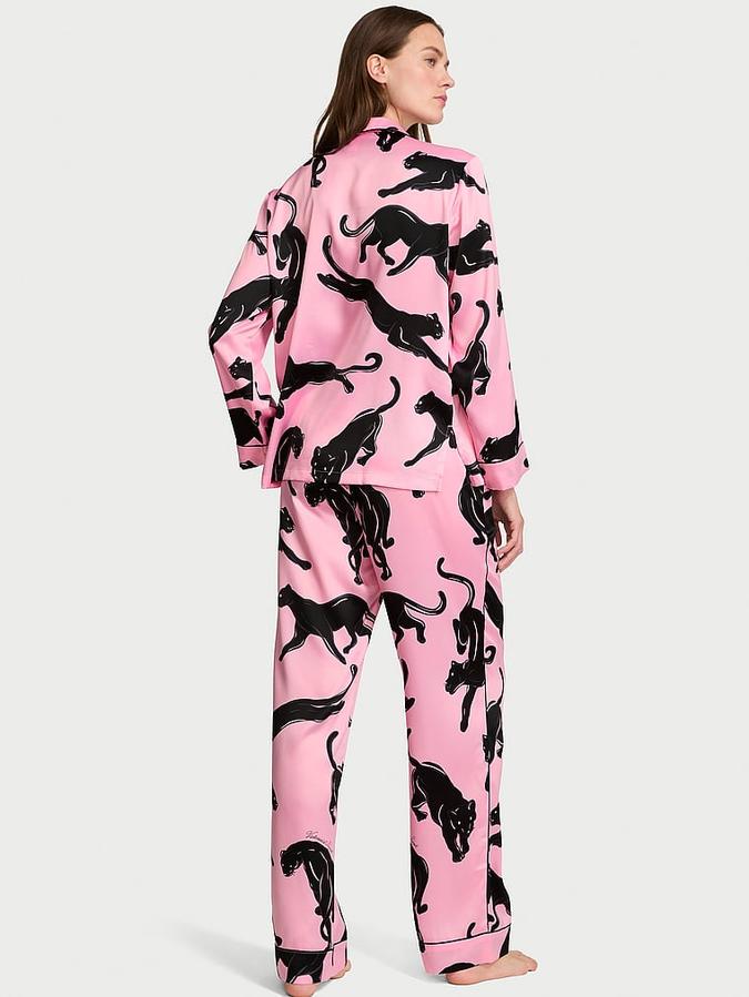Signature Satin Long Pajama Set