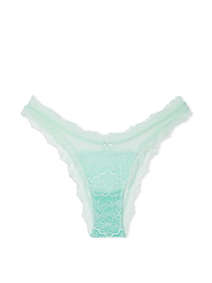 Lace & Mesh Brazilian Panty image number 2
