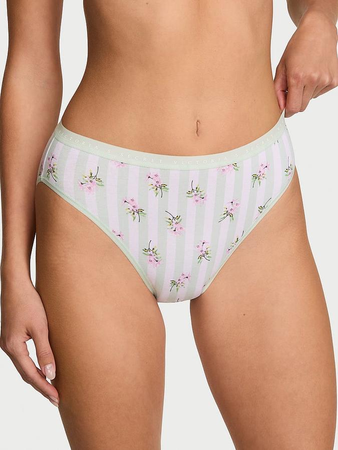 Stretch Cotton High-Leg Brief Panty