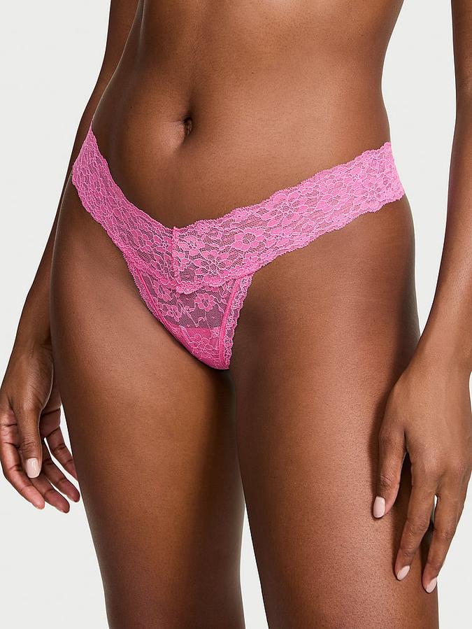 Lace Thong Panty image number 0