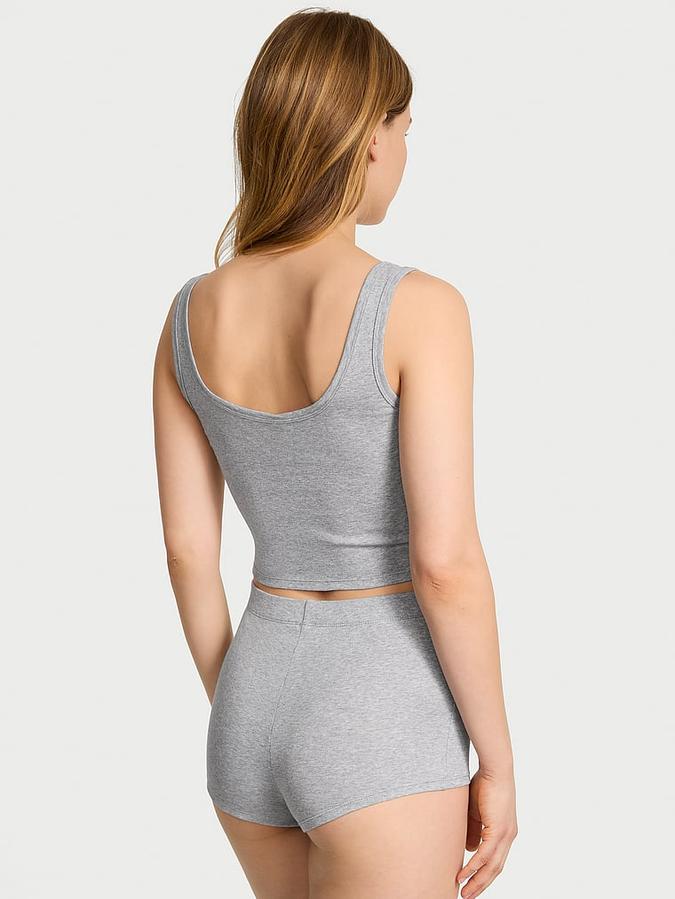 100% Cotton Tank & Shorts Pajama Set image number 1