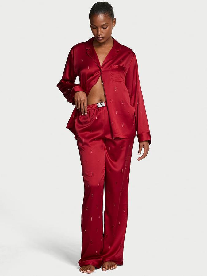 Satin Shine Long Pajama Set