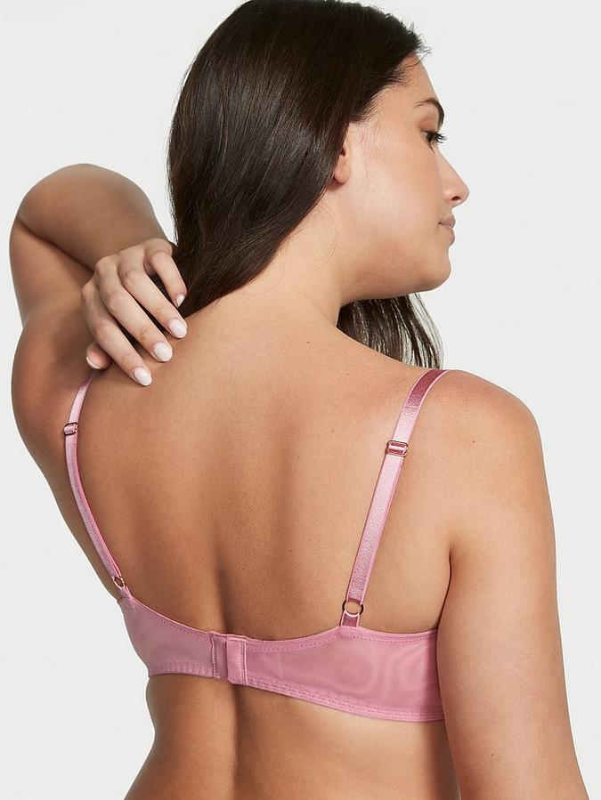 Wicked Unlined Ribbon Slot Lace Balconette Bra image number 1