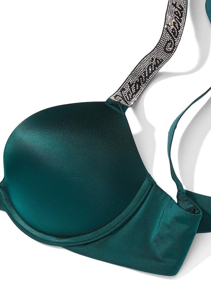 Shine Strap Push-Up Bra image number 3