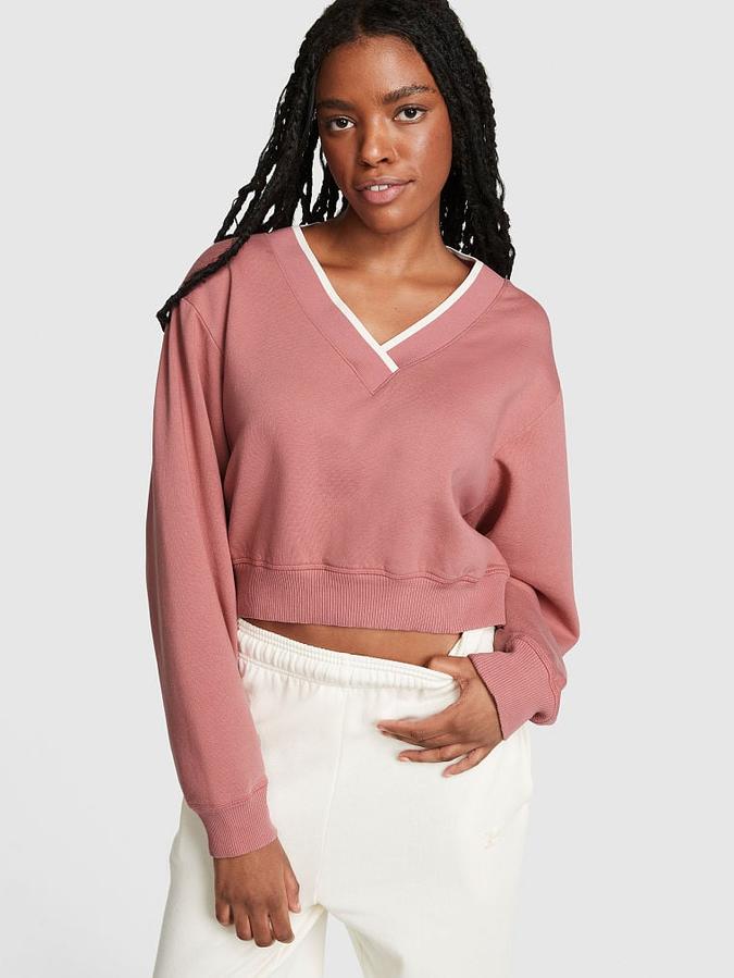 Premium Fleece V-Neck Pullover image number 0