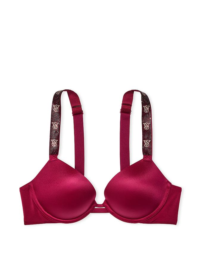 Shine Strap Push-Up Bra image number 2