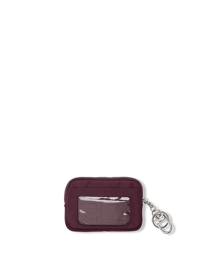 Purple Zip Card Holder Keychain Zip Card Holder Keychain