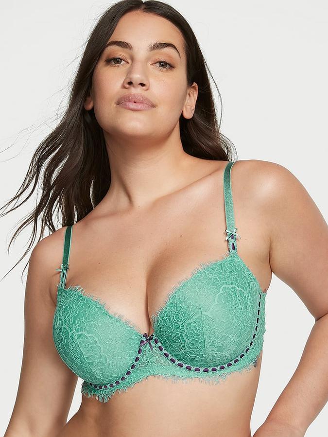 Lightly Lined Ribbon Slot Demi Bra image number 0
