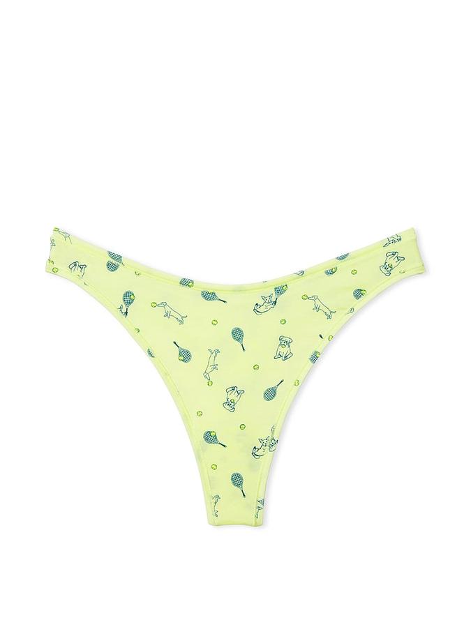 Cotton High-Leg Thong Panty image number 2