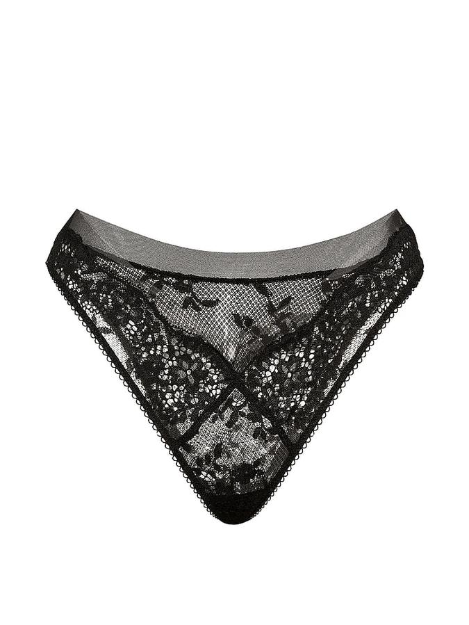 Lace & Mesh Brazilian Panty image number 2