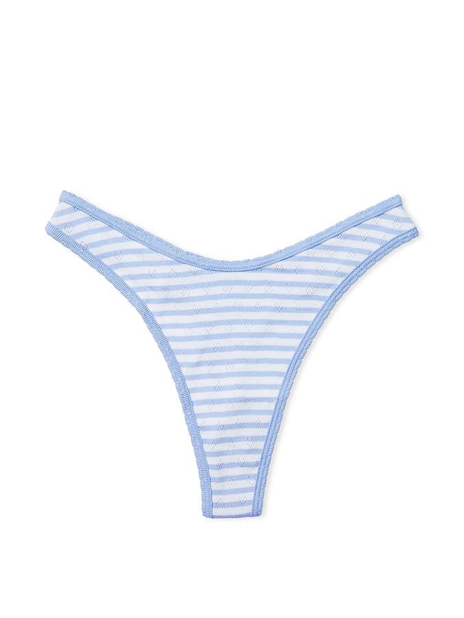 Cotton High-Leg Thong Panty image number 2