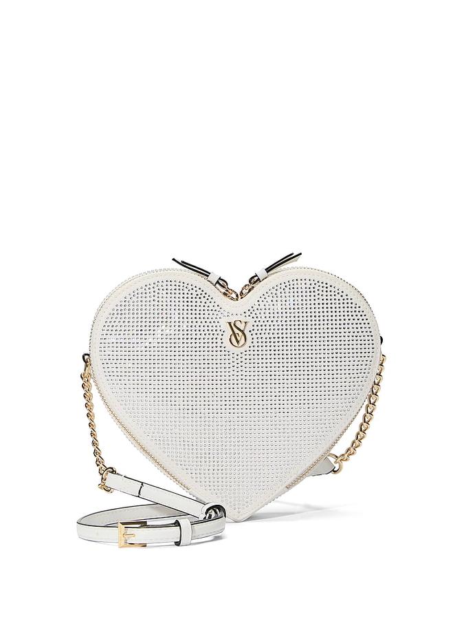 Heart Crossbody Bag Coconut White