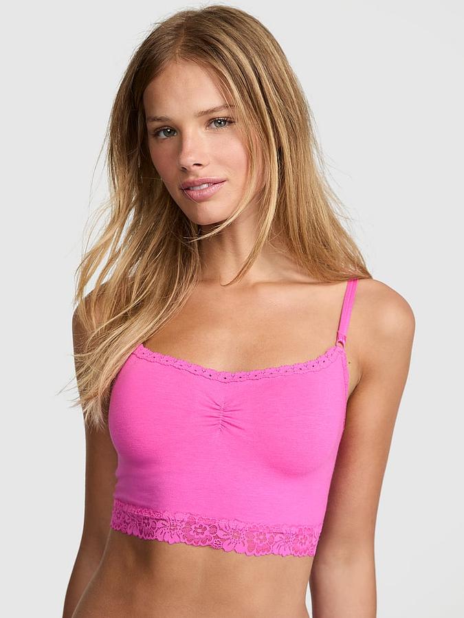 Cotton Dorm Lightly Lined Bralette image number 0