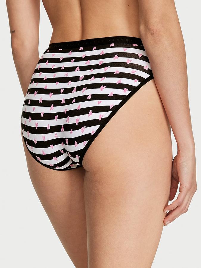 Stretch Cotton High-Leg Brief Panty image number 1