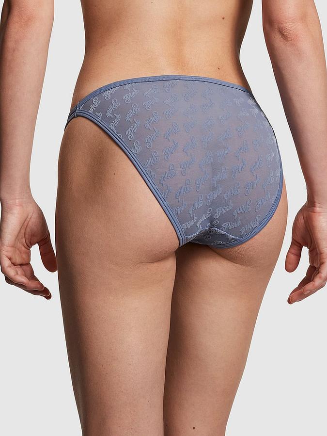 Logo Mesh Strappy Cheeky Panty image number 1