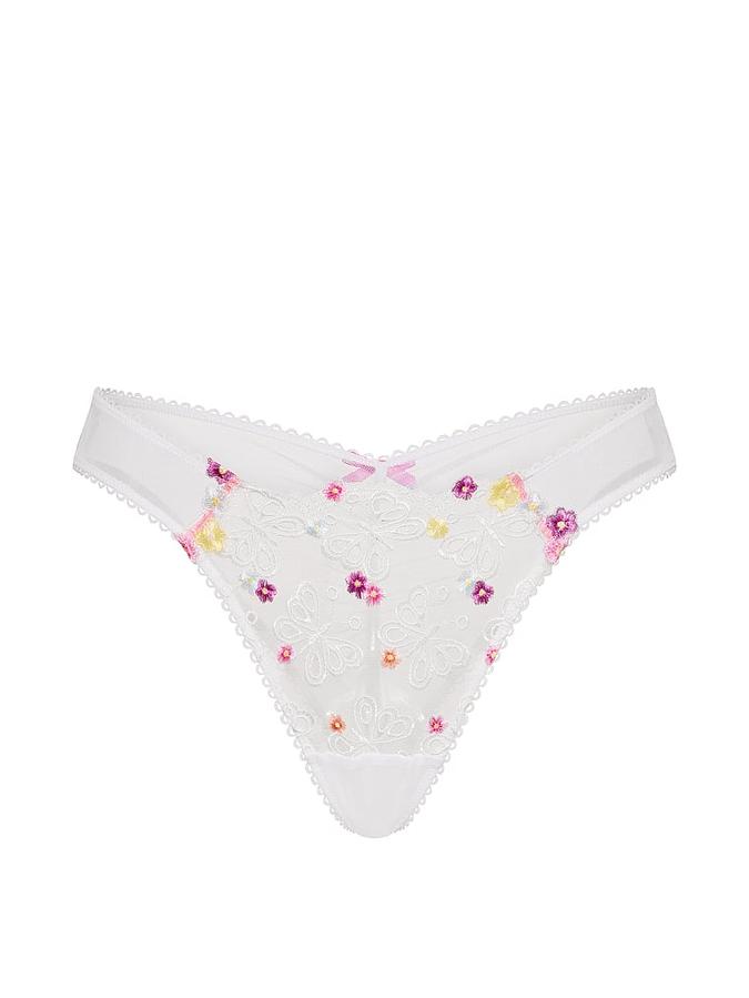 Butterflies Embroidery Brazilian Panty image number 2