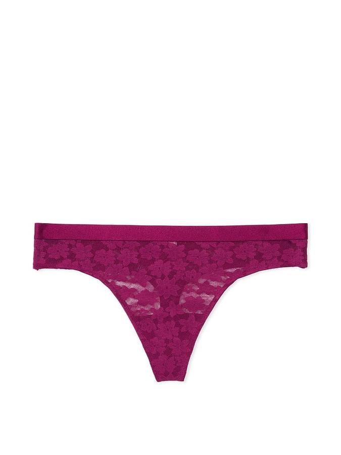Wear Everywhere Lace Thong Panty image number 1