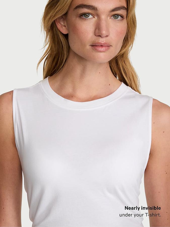 Cotton Exploded Logo Lightly Lined Demi Bra image number 2