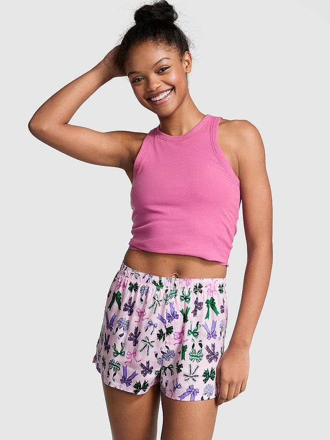 Silky Sleep Boxy Pajama Shorts image number 0