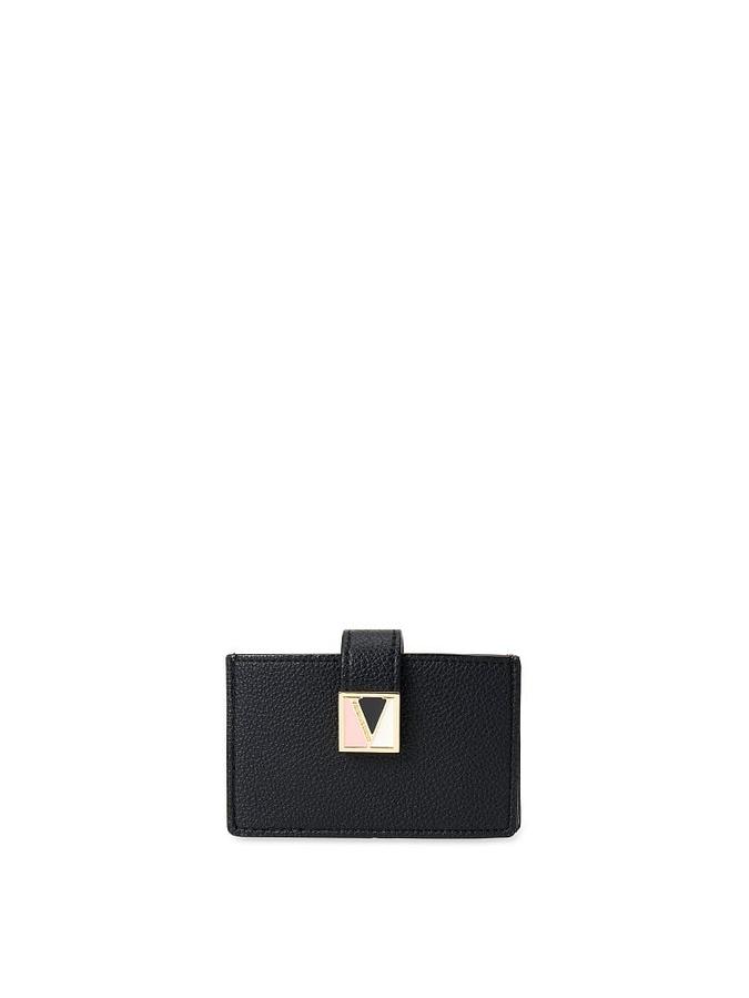 The Victoria Expandable Card Case Black image number 0