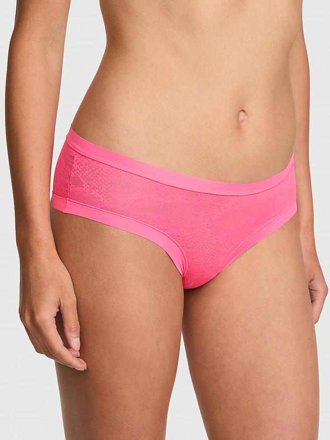 No-Show Snake Mesh Cheeky Panty