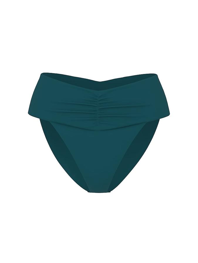 Essential Cinched High-Waist Bikini Bottom image number 2