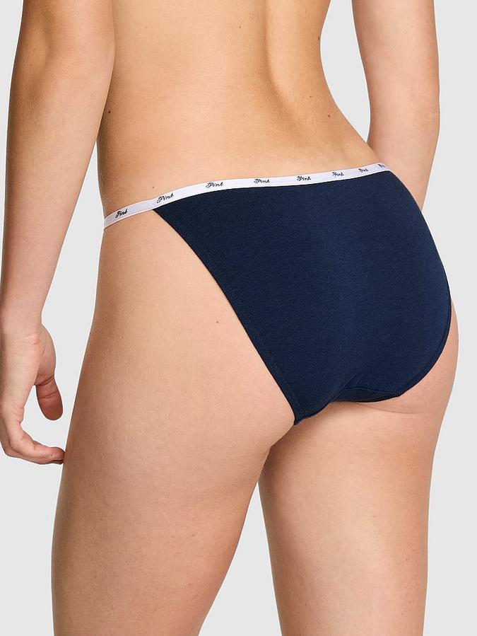 Logo Cotton String Bikini Panty image number 1