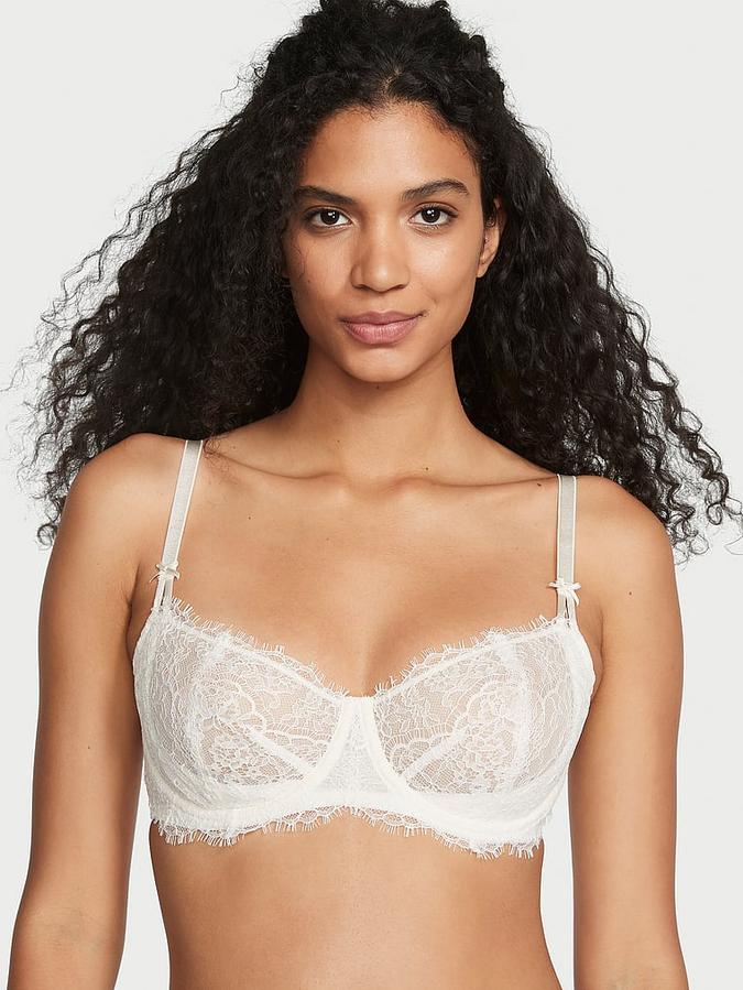 Wicked Unlined Lace Balconette Bra image number 0