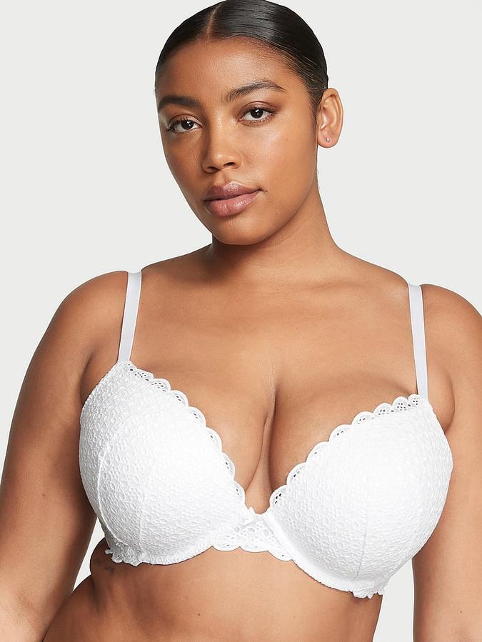 Eyelet Lace Push-Up Bra