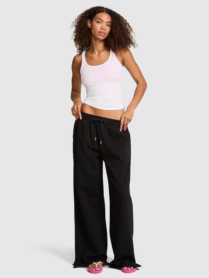 Campus Fleece? Wide-Leg Split-Hem Sweatpants
