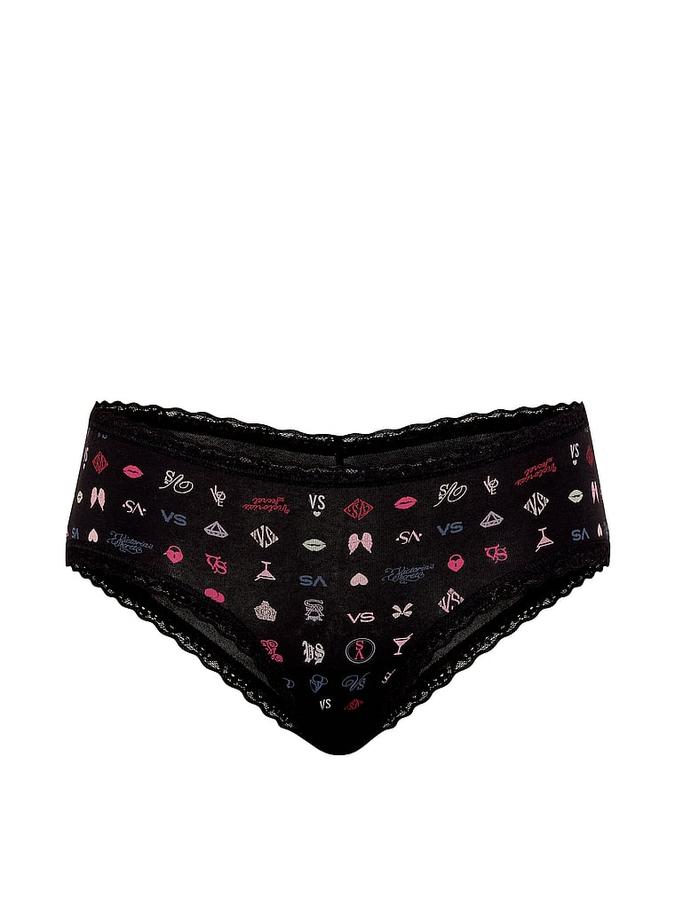 Cotton Lace-Waist Cheeky Panty image number 2