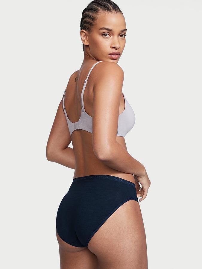 Stretch Cotton High-Leg Brief Panty image number 1