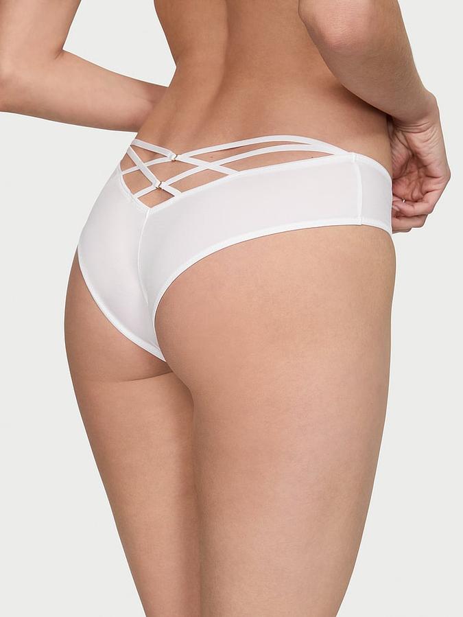Strappy-Back High-Leg Cheeky Panty