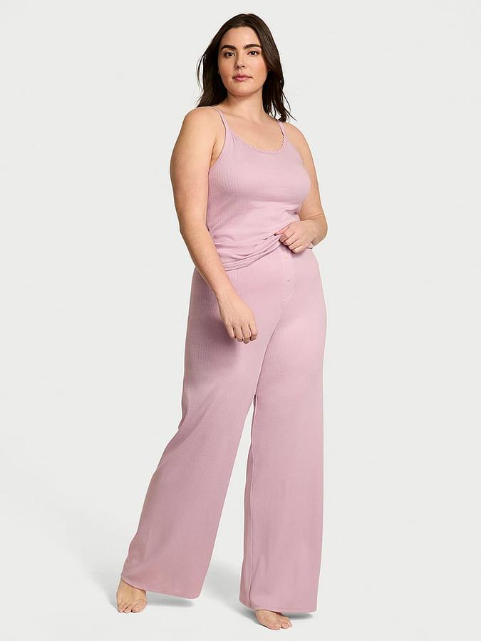 Pointelle Modal Cami & Pants Set image number 0