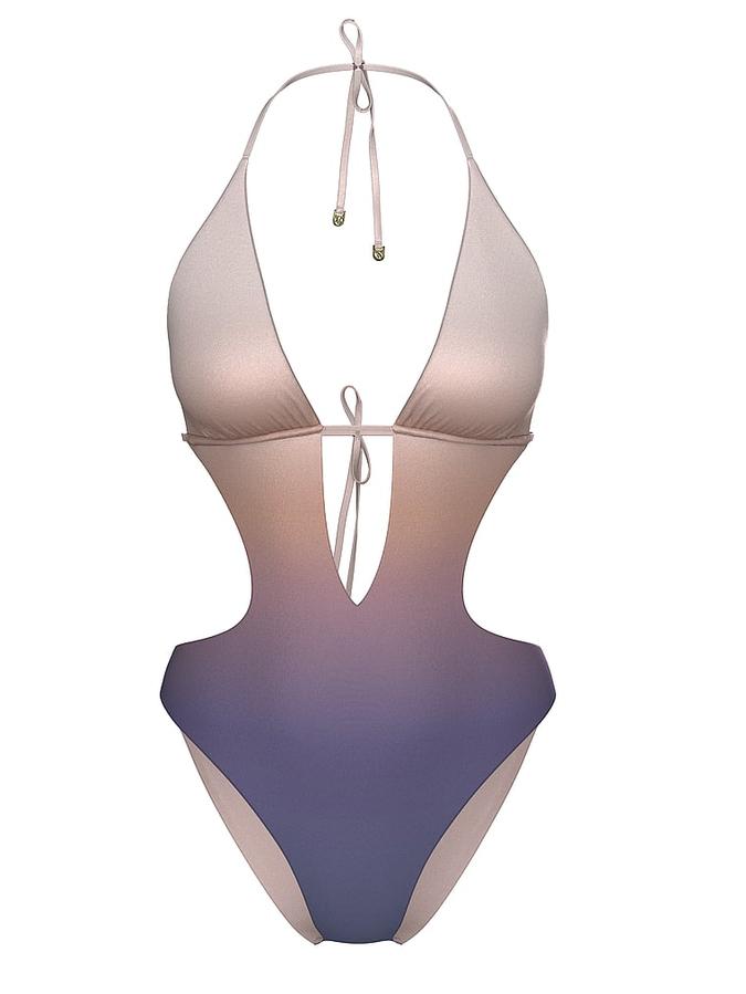 Archives Sunset Ombré Cheeky Monokini One-Piece Swimsuit image number 2