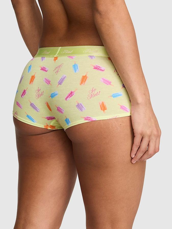 Logo Cotton Boyshort Panty